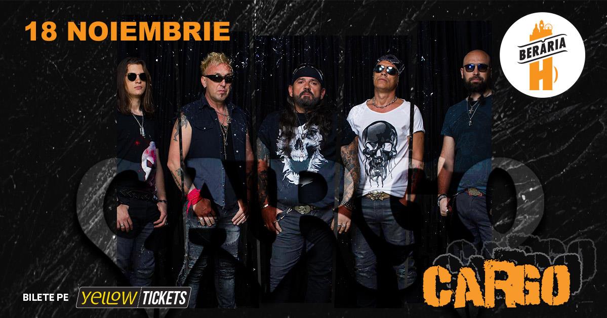 Concert CARGO în concert la Berăria H pe 18 noiembrie 2026, miercuri, 18 noiembrie 2026 19:00, Berăria H