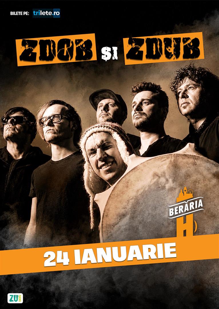 Concert Zdob și Zdub LIVE @ Berăria H pe 24 ianuarie 2027, duminică, 24 ianuarie 2027 18:00, Berăria H